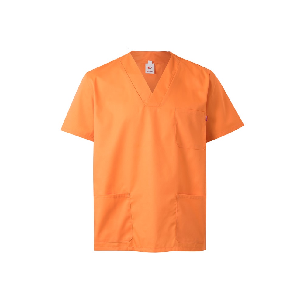 VL ILLAPA. Túnica de sarga (190g/m²) con manga corta, en poliéster (65%) y algodón (35%)