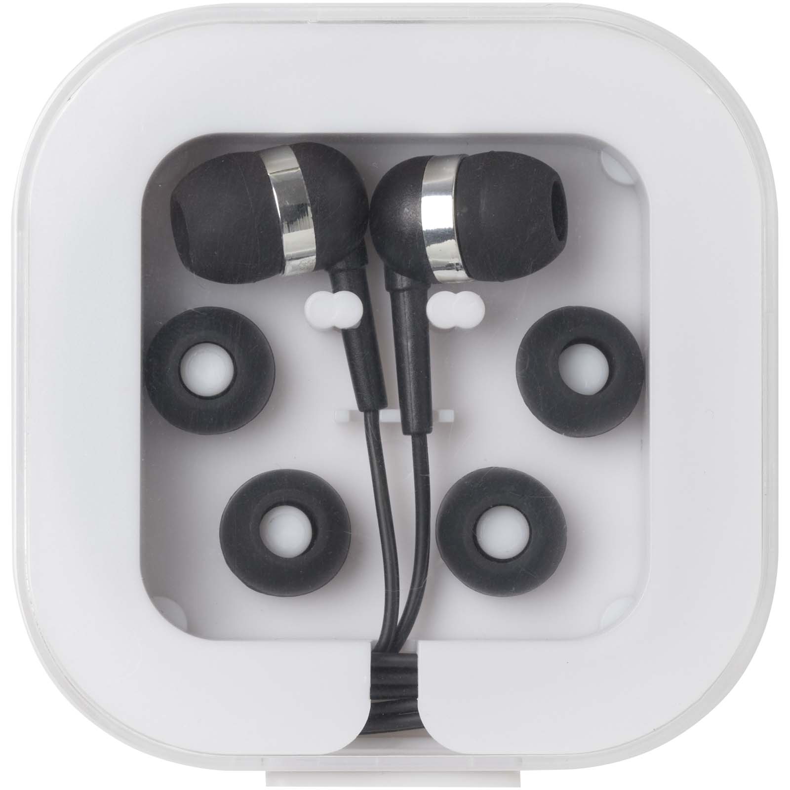 Auriculares tipo C con cable y caja de plástico reciclado Dofida
