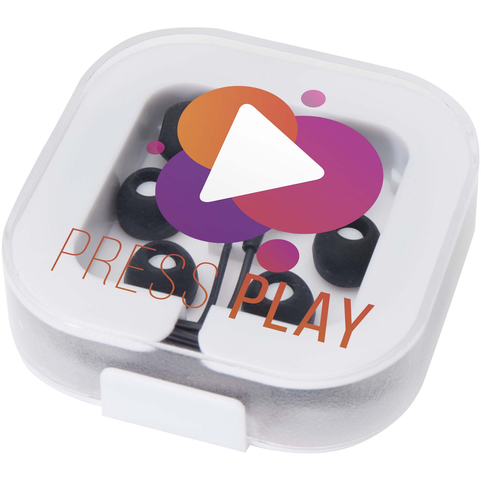 Auriculares tipo C con cable y caja de plástico reciclado Dofida