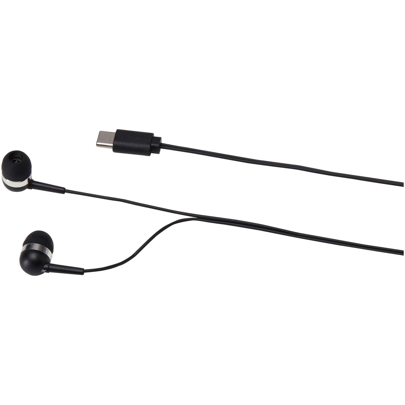 Auriculares tipo C con cable y caja de plástico reciclado Dofida