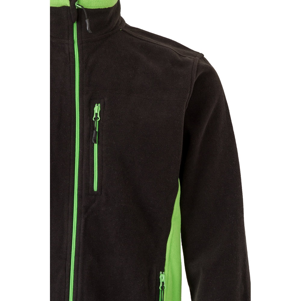 VL GERAS. Chaqueta polar bicolor (220g/m²) en poliéster (100%)