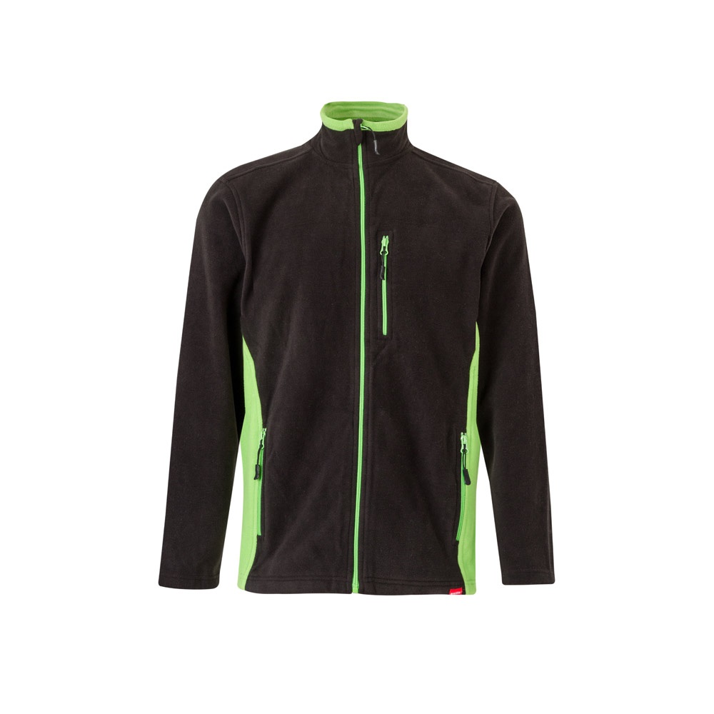 VL GERAS. Chaqueta polar bicolor (220g/m²) en poliéster (100%)