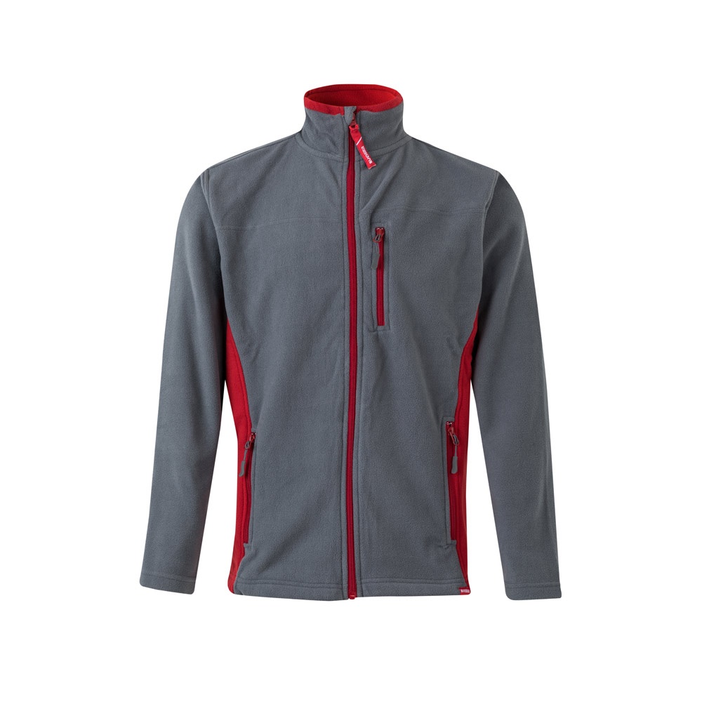 VL GERAS. Chaqueta polar bicolor (220g/m²) en poliéster (100%)