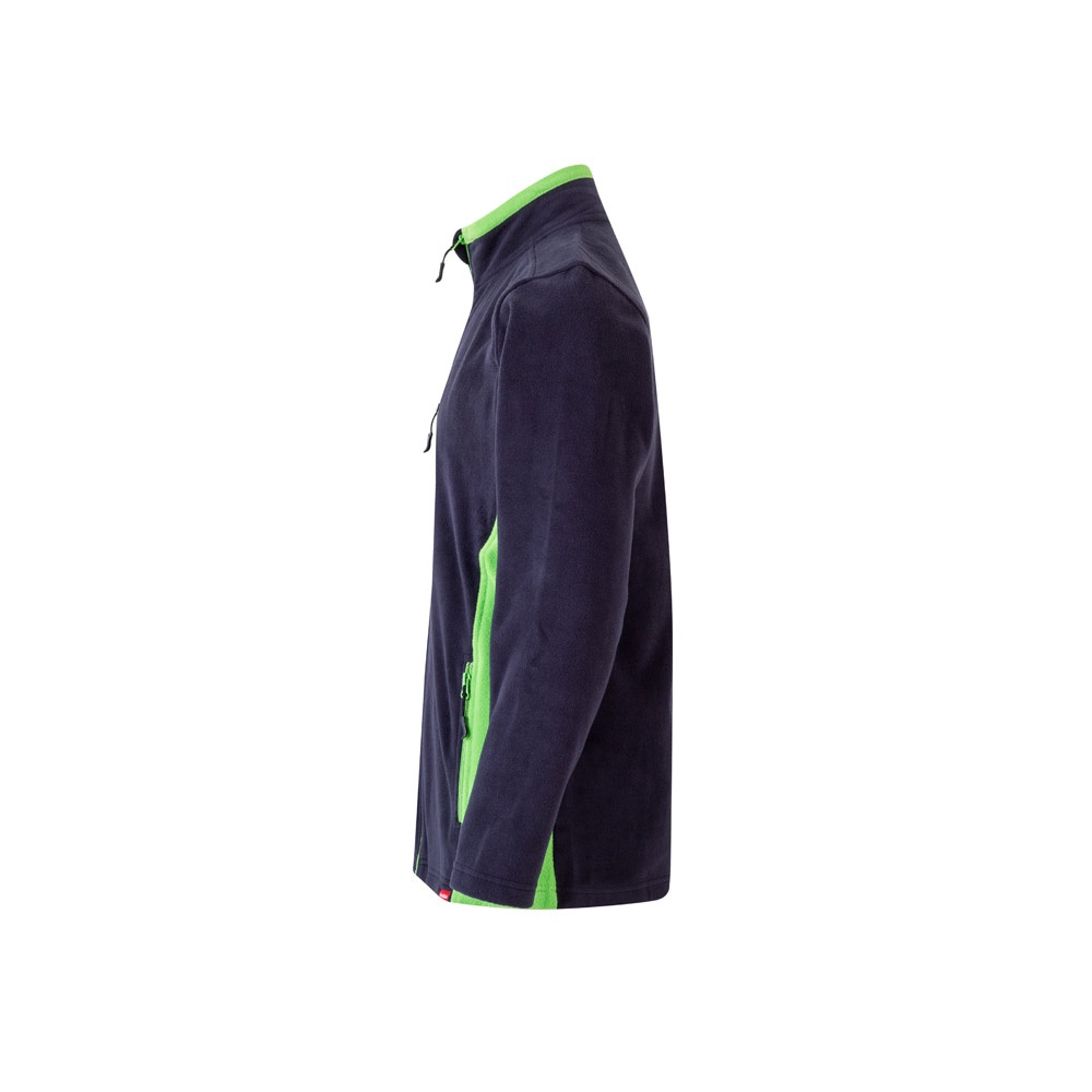 VL GERAS. Chaqueta polar bicolor (220g/m²) en poliéster (100%)