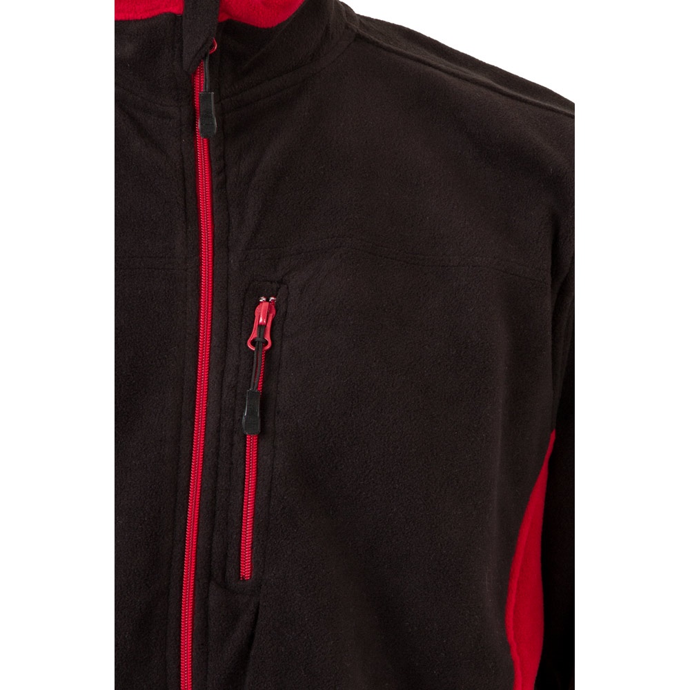 VL GERAS. Chaqueta polar bicolor (220g/m²) en poliéster (100%)