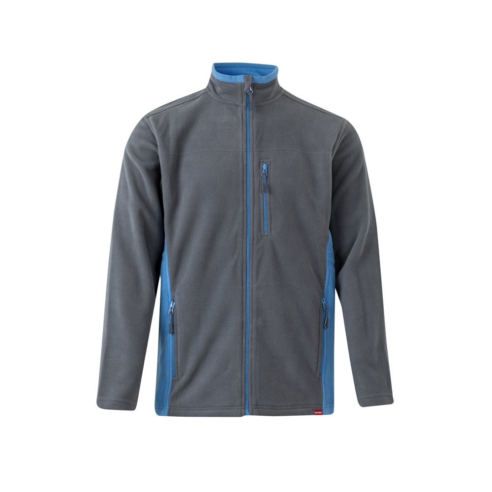 VL GERAS. Chaqueta polar bicolor (220g/m²) en poliéster (100%)