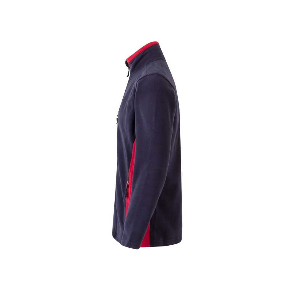 VL GERAS. Chaqueta polar bicolor (220g/m²) en poliéster (100%)