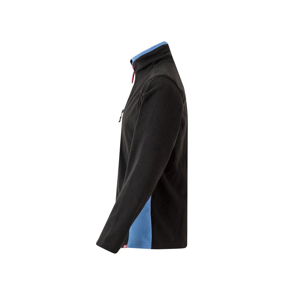 VL GERAS. Chaqueta polar bicolor (220g/m²) en poliéster (100%)