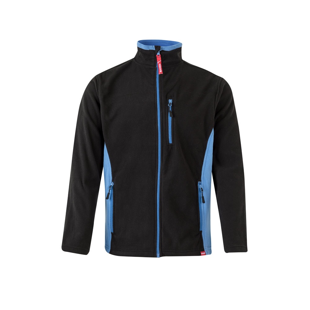 VL GERAS. Chaqueta polar bicolor (220g/m²) en poliéster (100%)