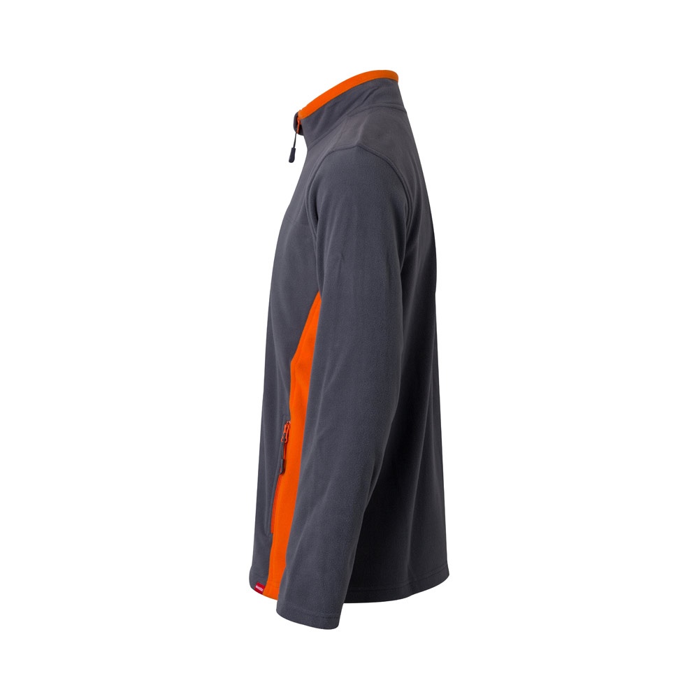 VL GERAS. Chaqueta polar bicolor (220g/m²) en poliéster (100%)