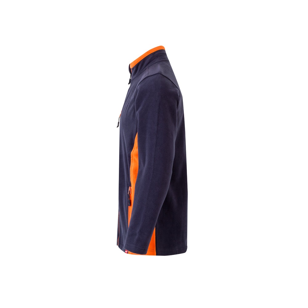 VL GERAS. Chaqueta polar bicolor (220g/m²) en poliéster (100%)