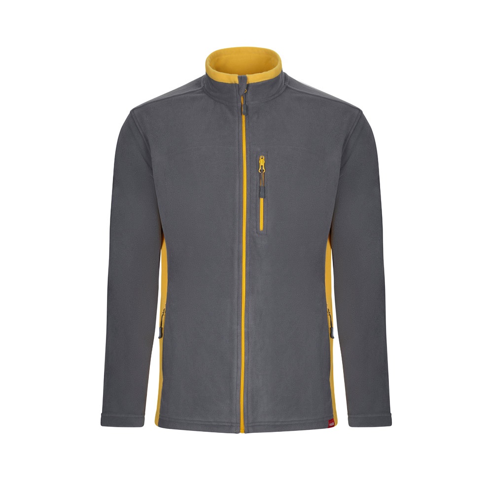 VL GERAS. Chaqueta polar bicolor (220g/m²) en poliéster (100%)