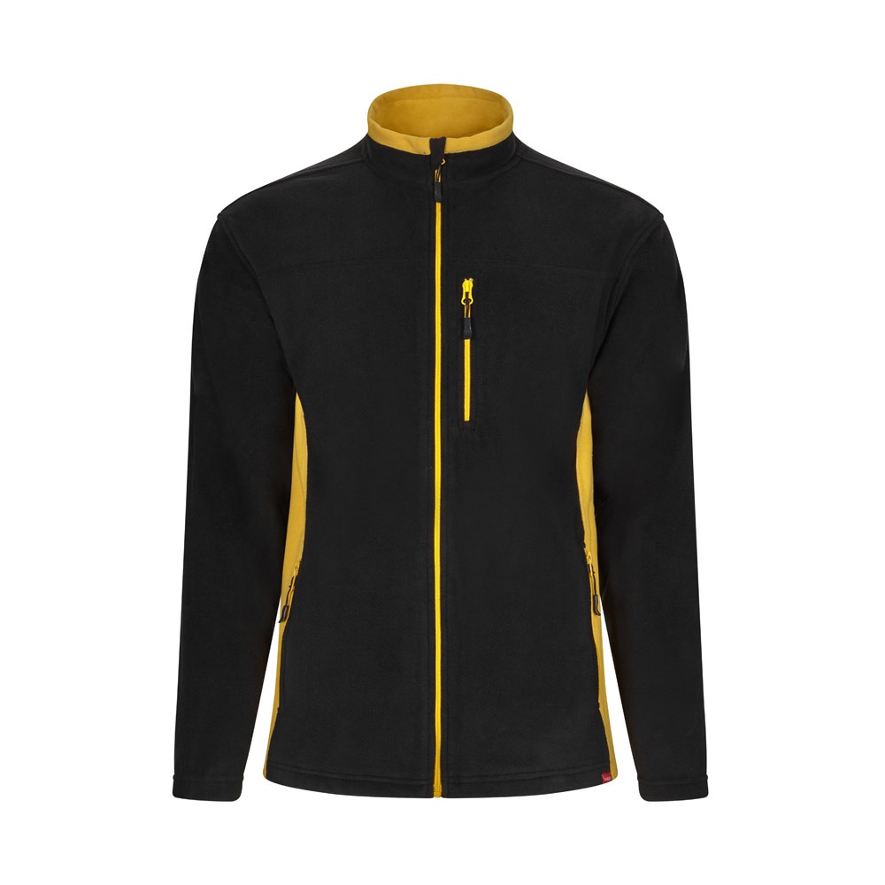 VL GERAS. Chaqueta polar bicolor (220g/m²) en poliéster (100%)