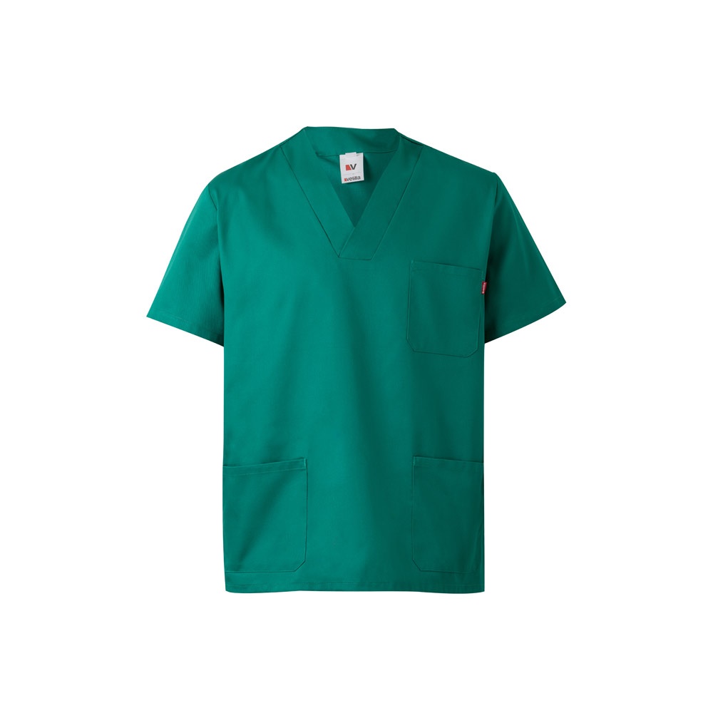 VL ILLAPA. Túnica de sarga (190g/m²) con manga corta, en poliéster (65%) y algodón (35%)