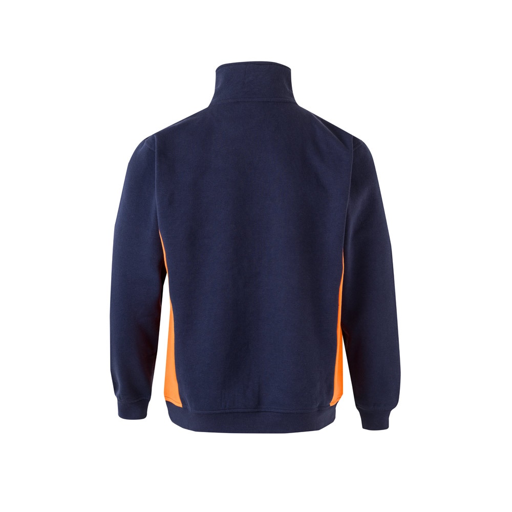 VL SVAROG. Sudadera de rizo bicolor (260g/m²), en poliéster (65%) y algodón (35%)