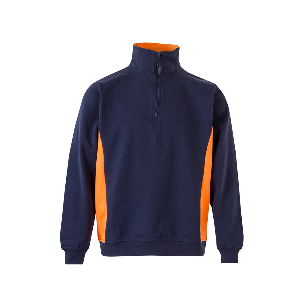 VL SVAROG. Sudadera de rizo bicolor (260g/m²), en poliéster (65%) y algodón (35%)