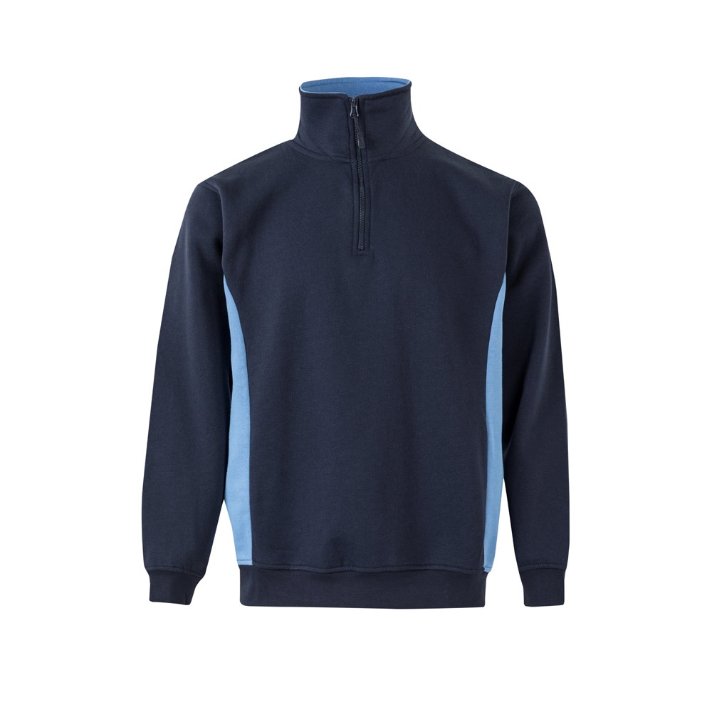 VL SVAROG. Sudadera de rizo bicolor (260g/m²), en poliéster (65%) y algodón (35%)