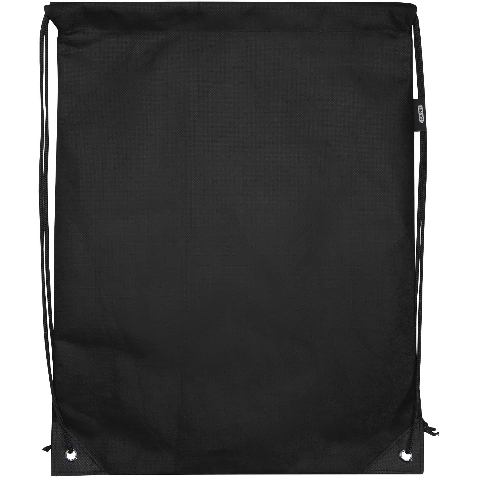 Bolsa de tela sin tejer de material reciclado GRS con cordón de 5 l Evergreen