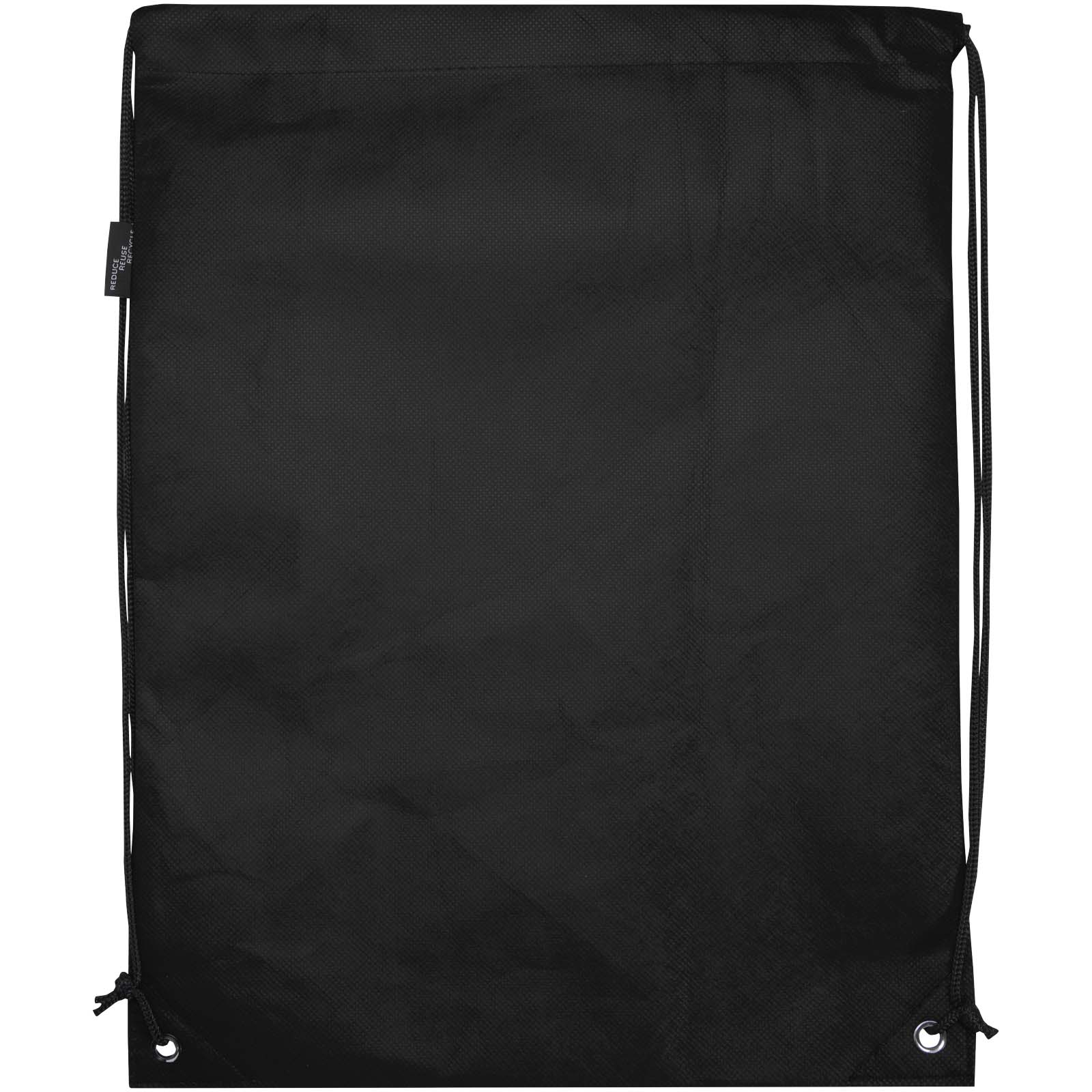 Bolsa de tela sin tejer de material reciclado GRS con cordón de 5 l Evergreen