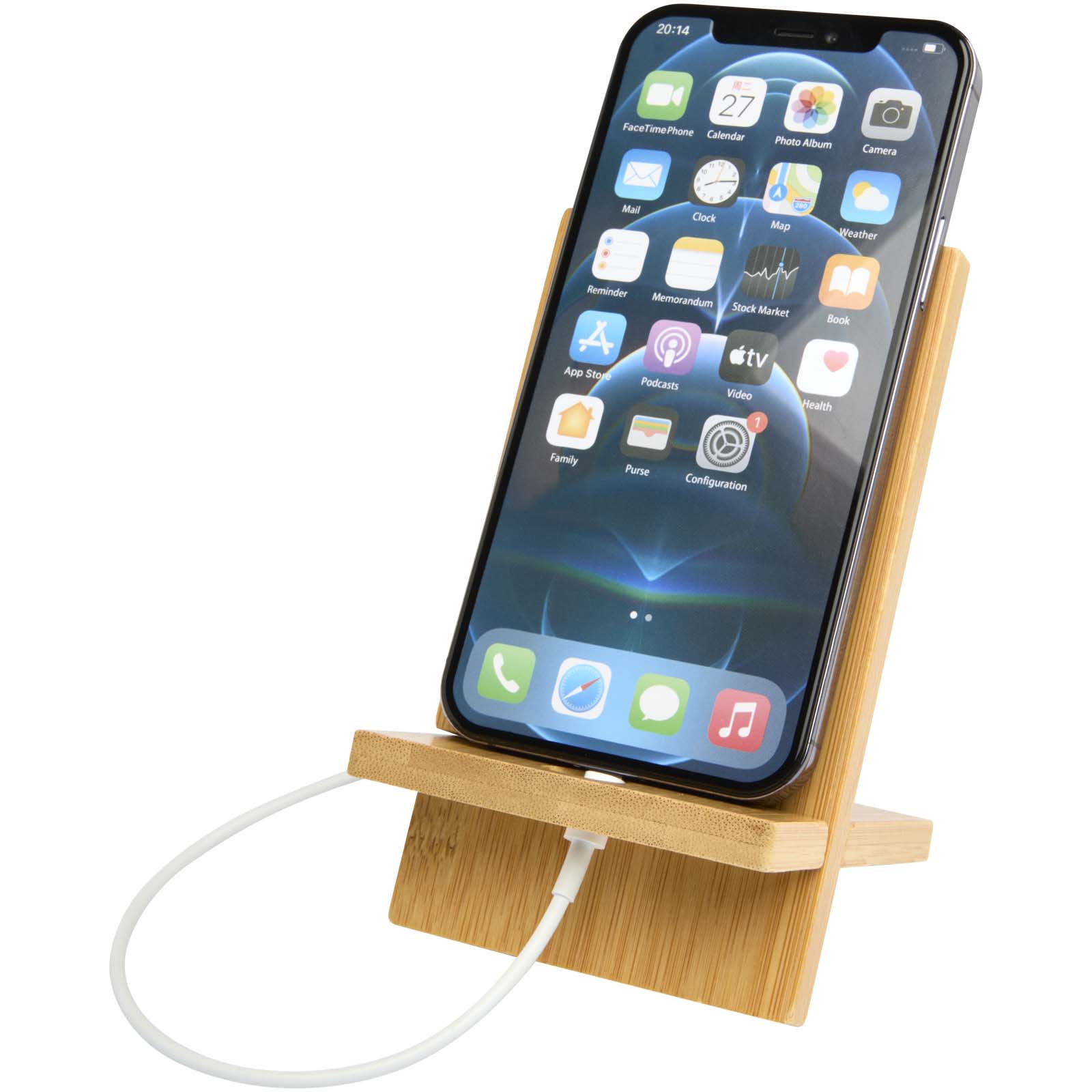 Soporte para teléfono de bambú desmontable Ceibo