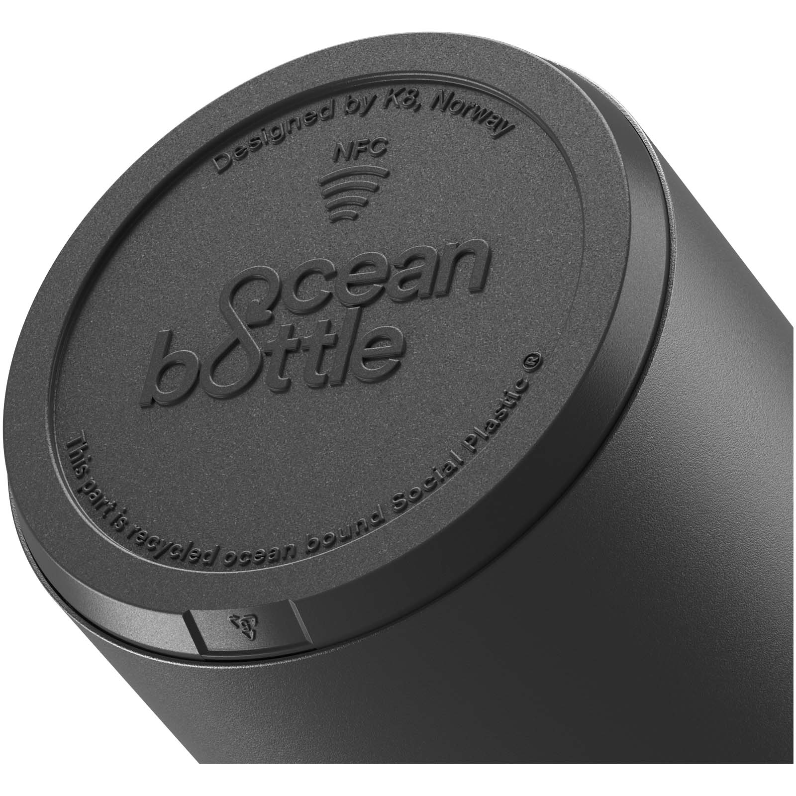 Botella de agua con aislamiento al vacío de 750 ml Ocean Bottle