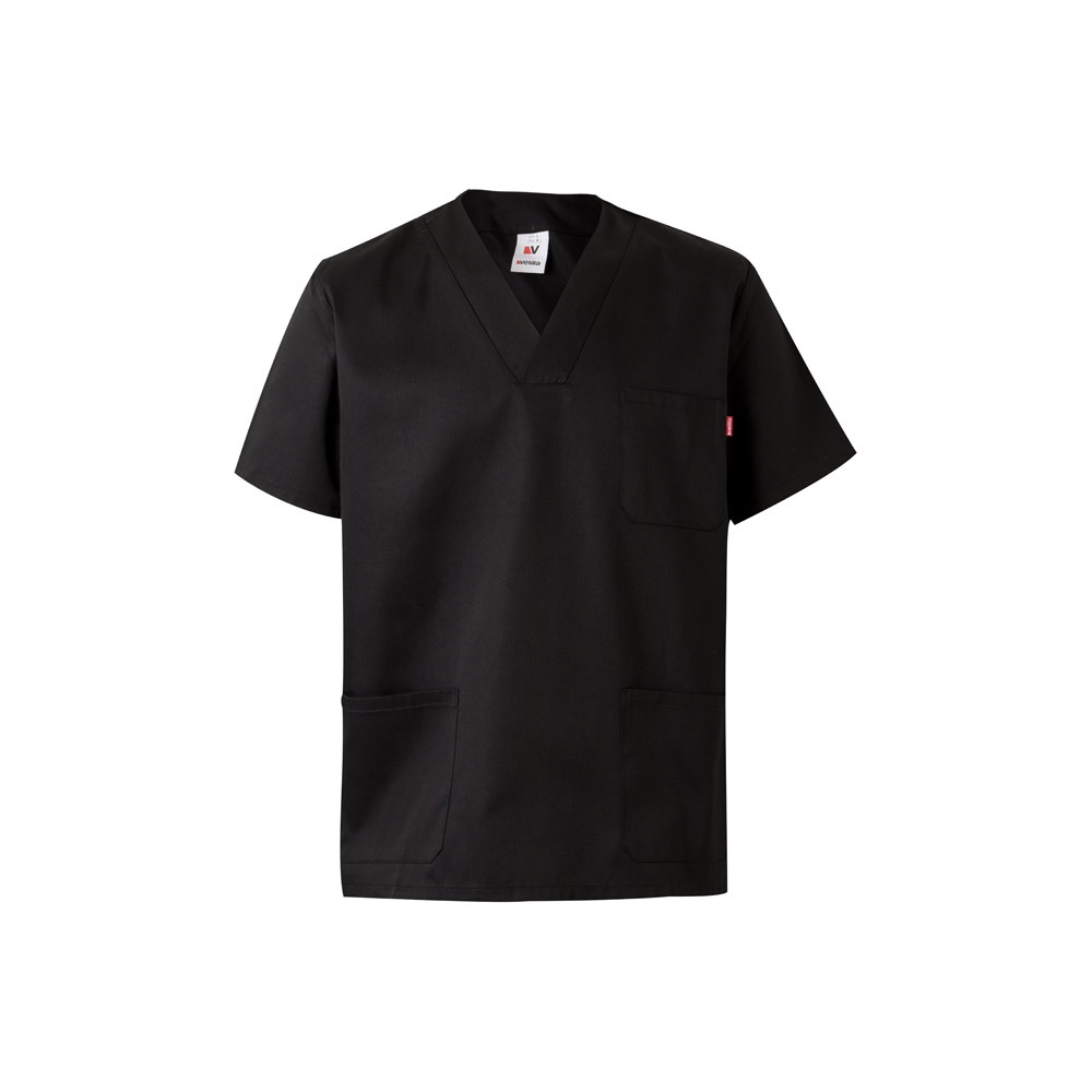VL ILLAPA. Túnica de sarga (190g/m²) con manga corta, en poliéster (65%) y algodón (35%)