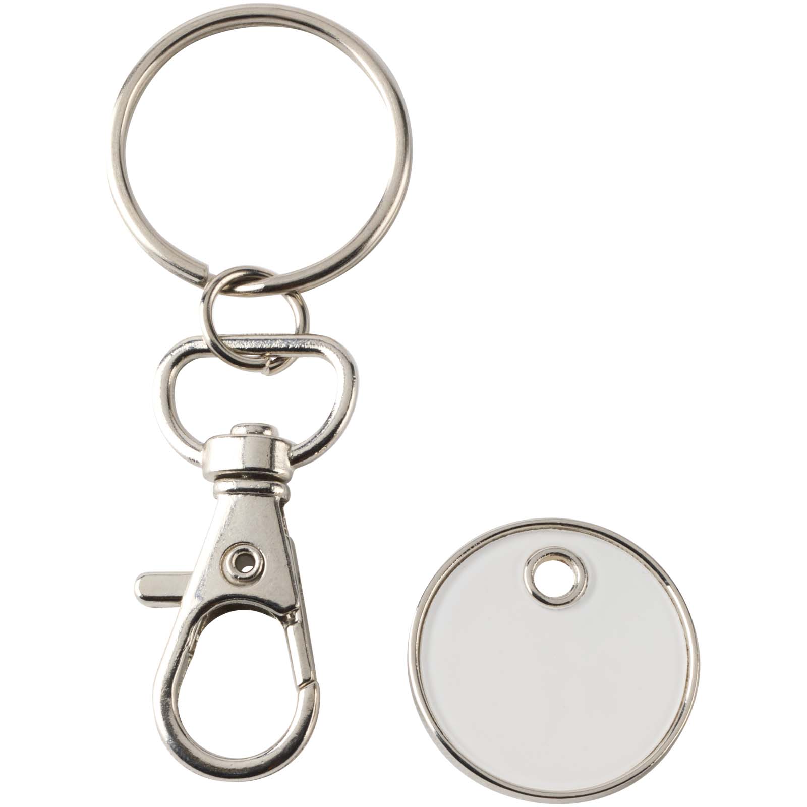 Llavero con moneda para carrito Rory