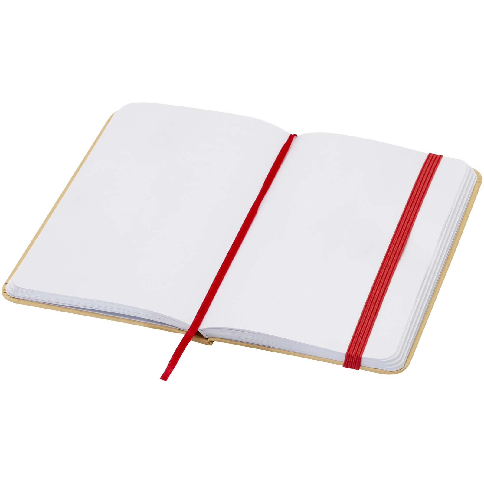 Libreta de tapa dura A6 de material reciclado con páginas lisas Reed