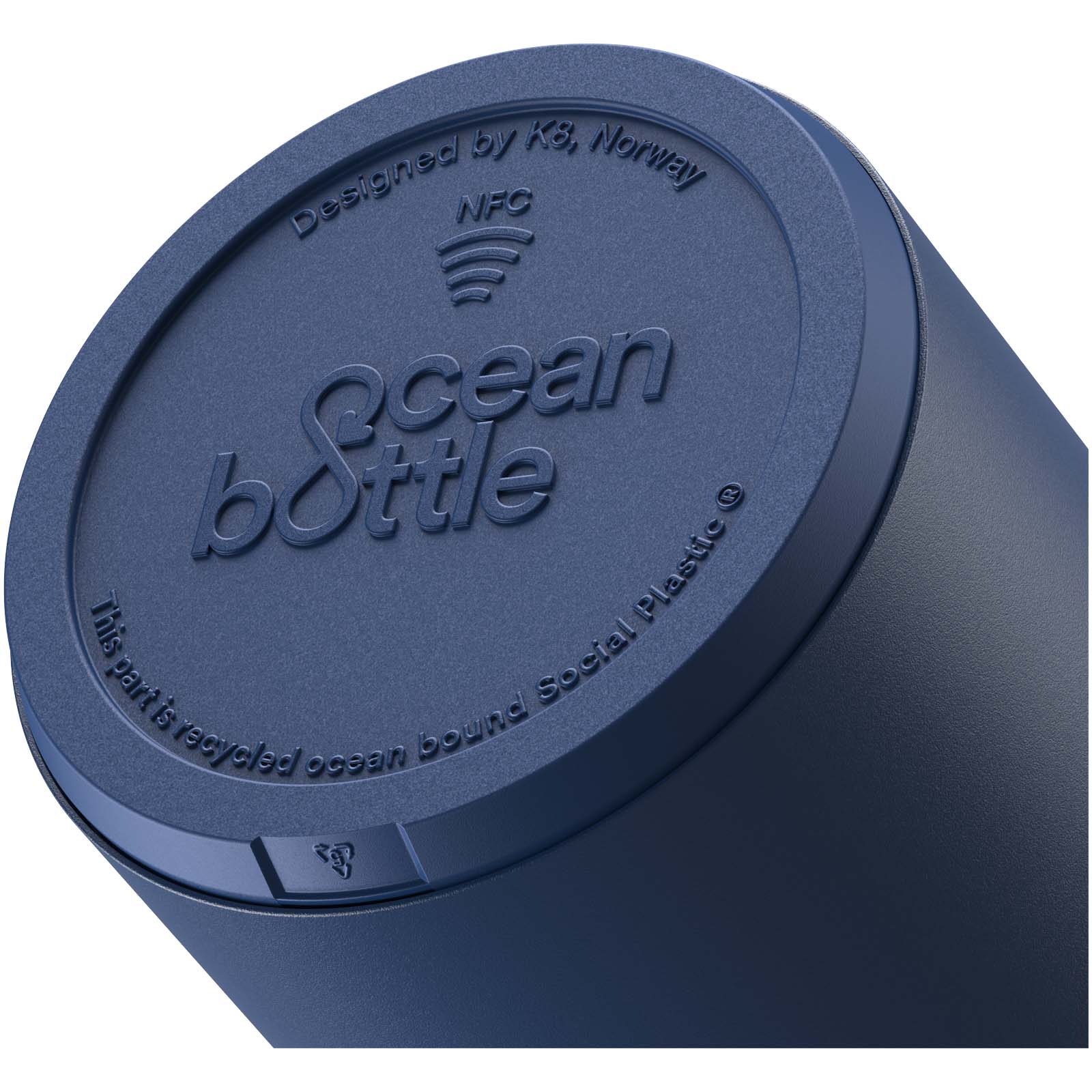Botella de agua con aislamiento al vacío de 750 ml Ocean Bottle