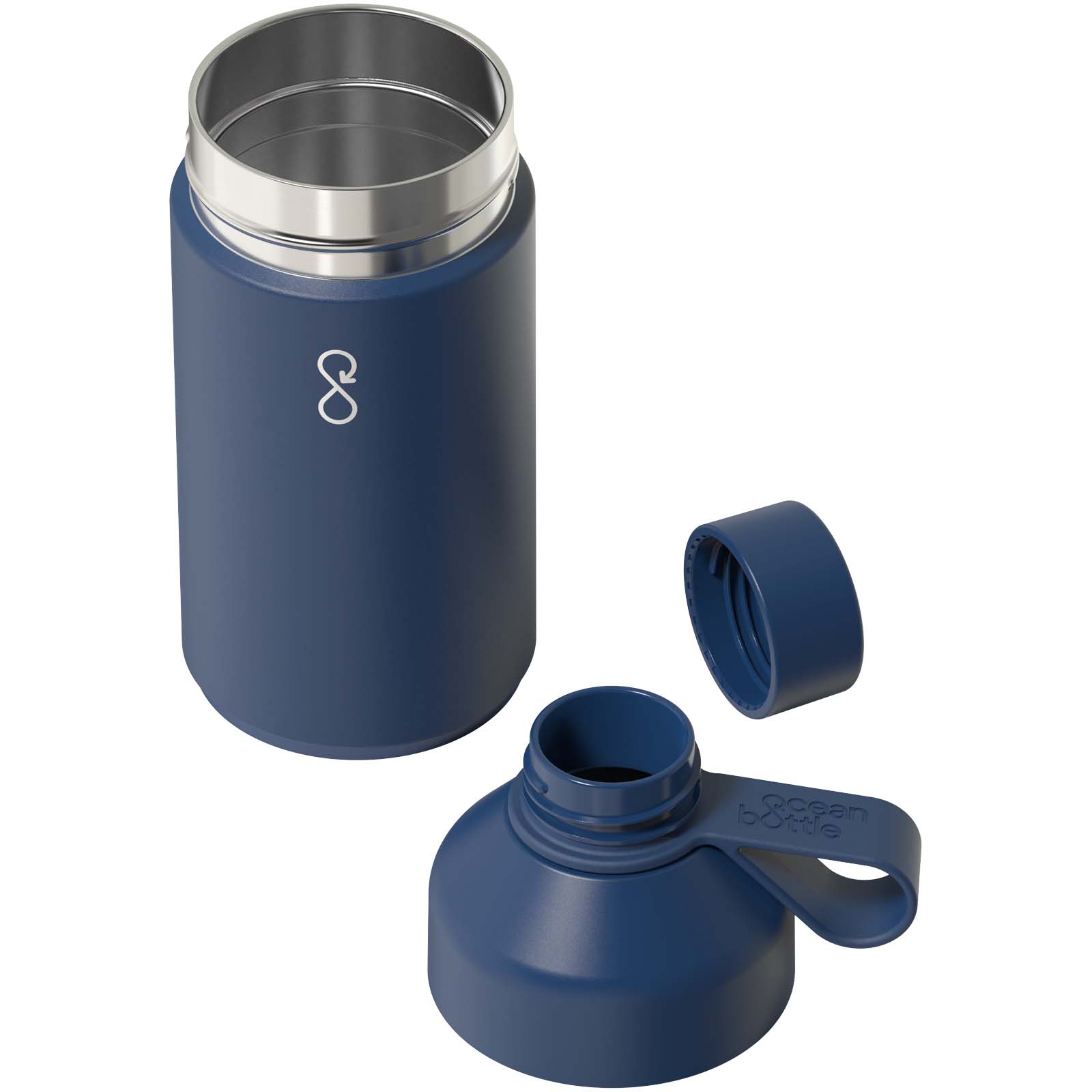 Botella de agua con aislamiento al vacío de 750 ml Ocean Bottle