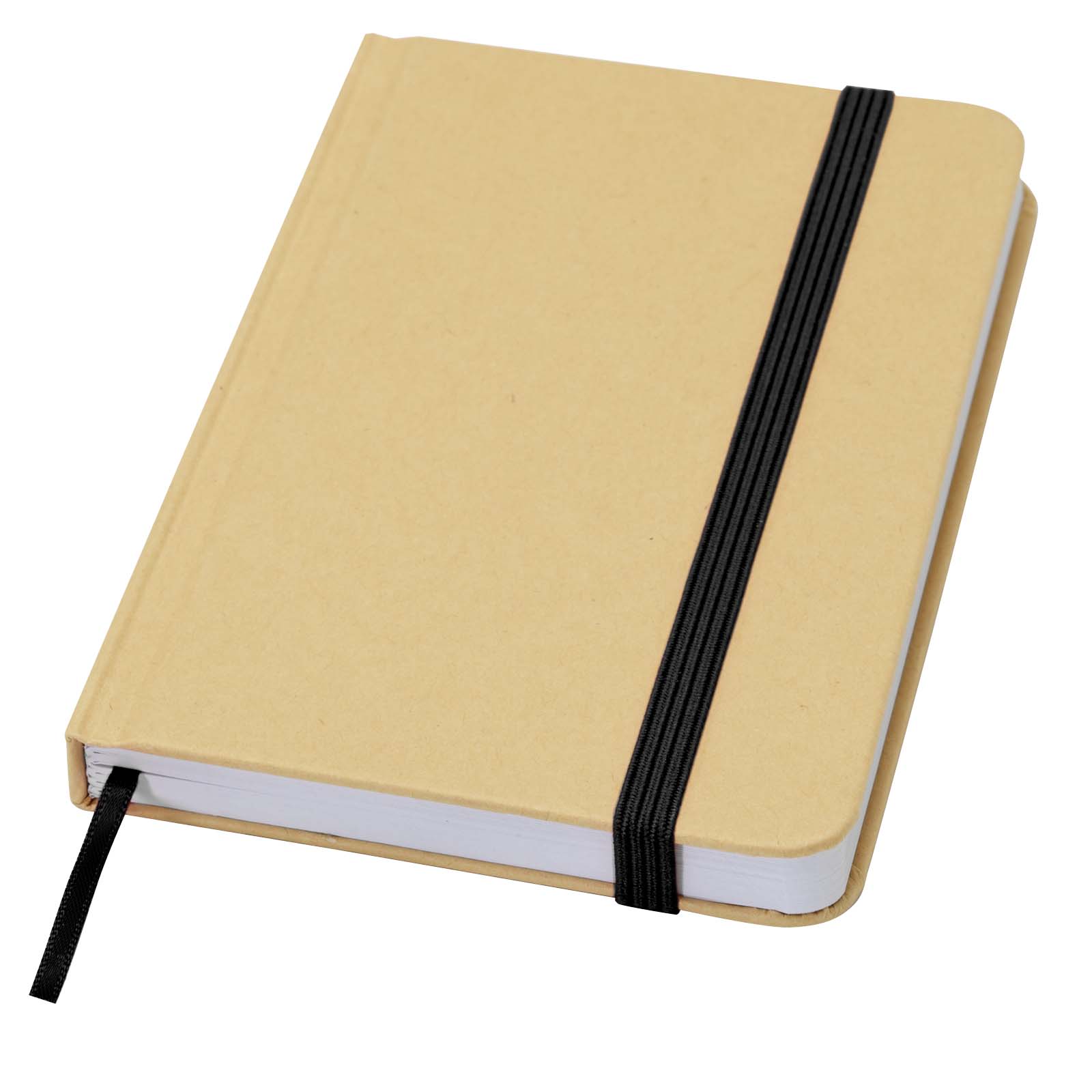 Libreta de tapa dura A6 de material reciclado con páginas lisas Reed