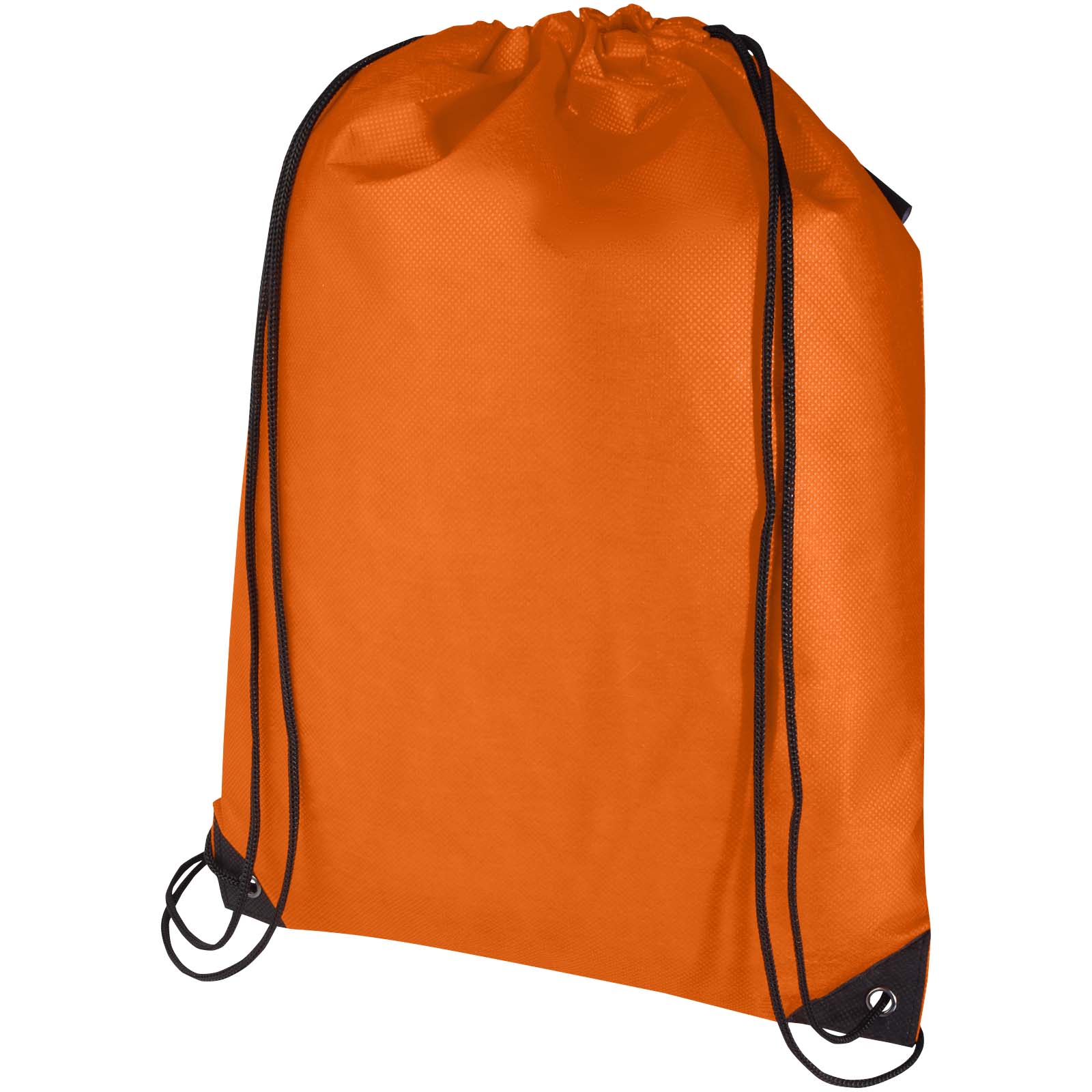 Bolsa de tela sin tejer de material reciclado GRS con cordón de 5 l Evergreen