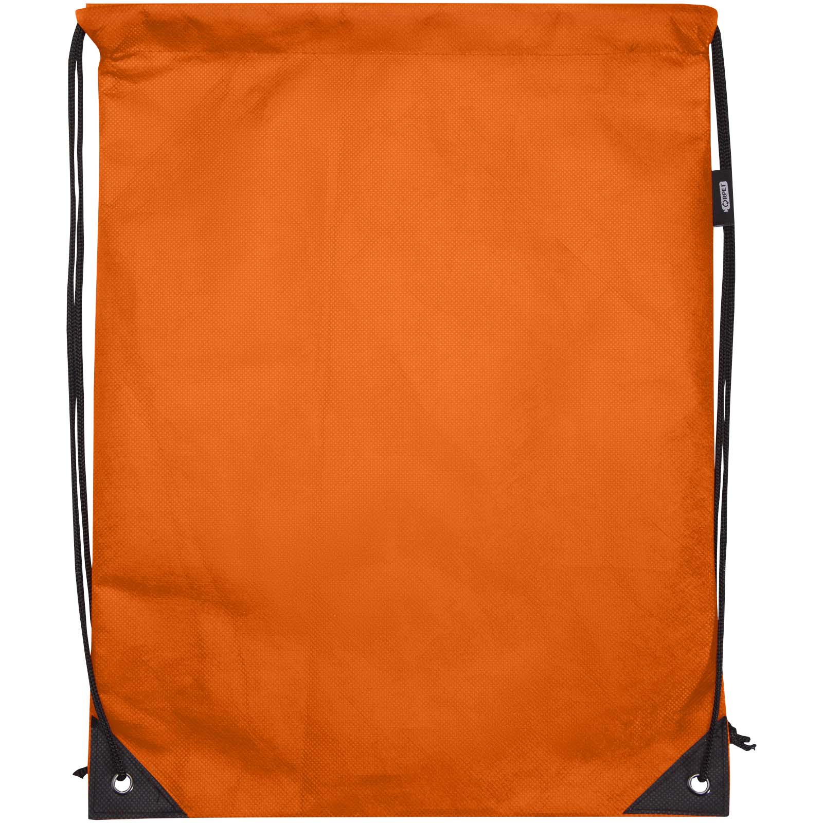 Bolsa de tela sin tejer de material reciclado GRS con cordón de 5 l Evergreen