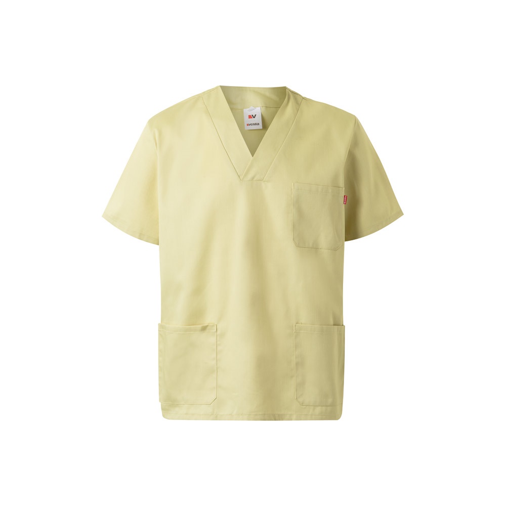 VL ILLAPA. Túnica de sarga (190g/m²) con manga corta, en poliéster (65%) y algodón (35%)