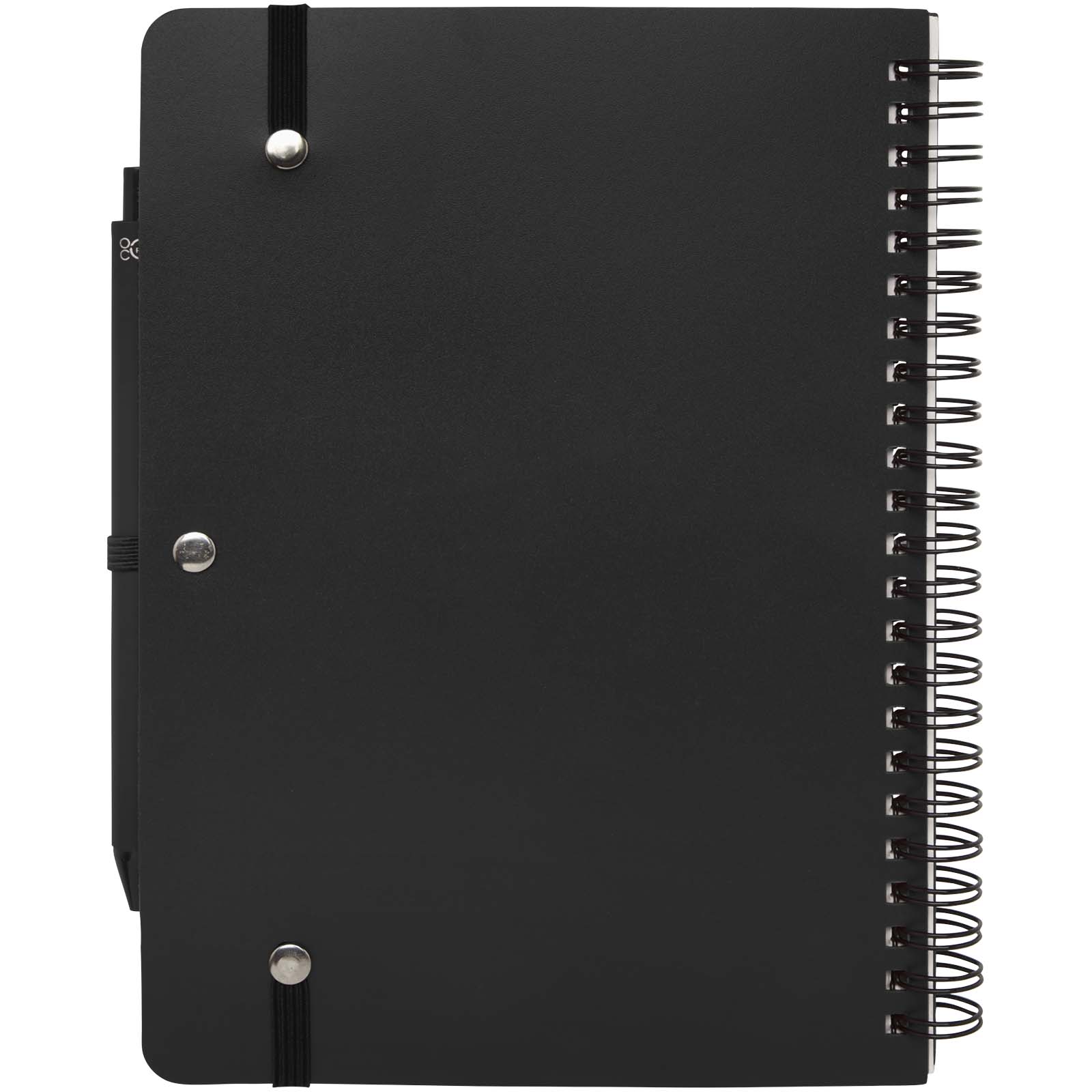 Libreta de tapa dura A5 de plástico procedente del océano con bolígrafo Thalaasa (tinta negra)