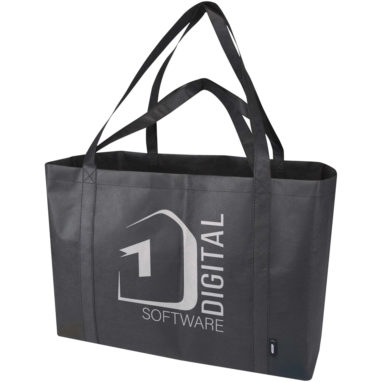 Bolsa Tote no tejida de material reciclado GRS extragrande de 65 l Jumbo