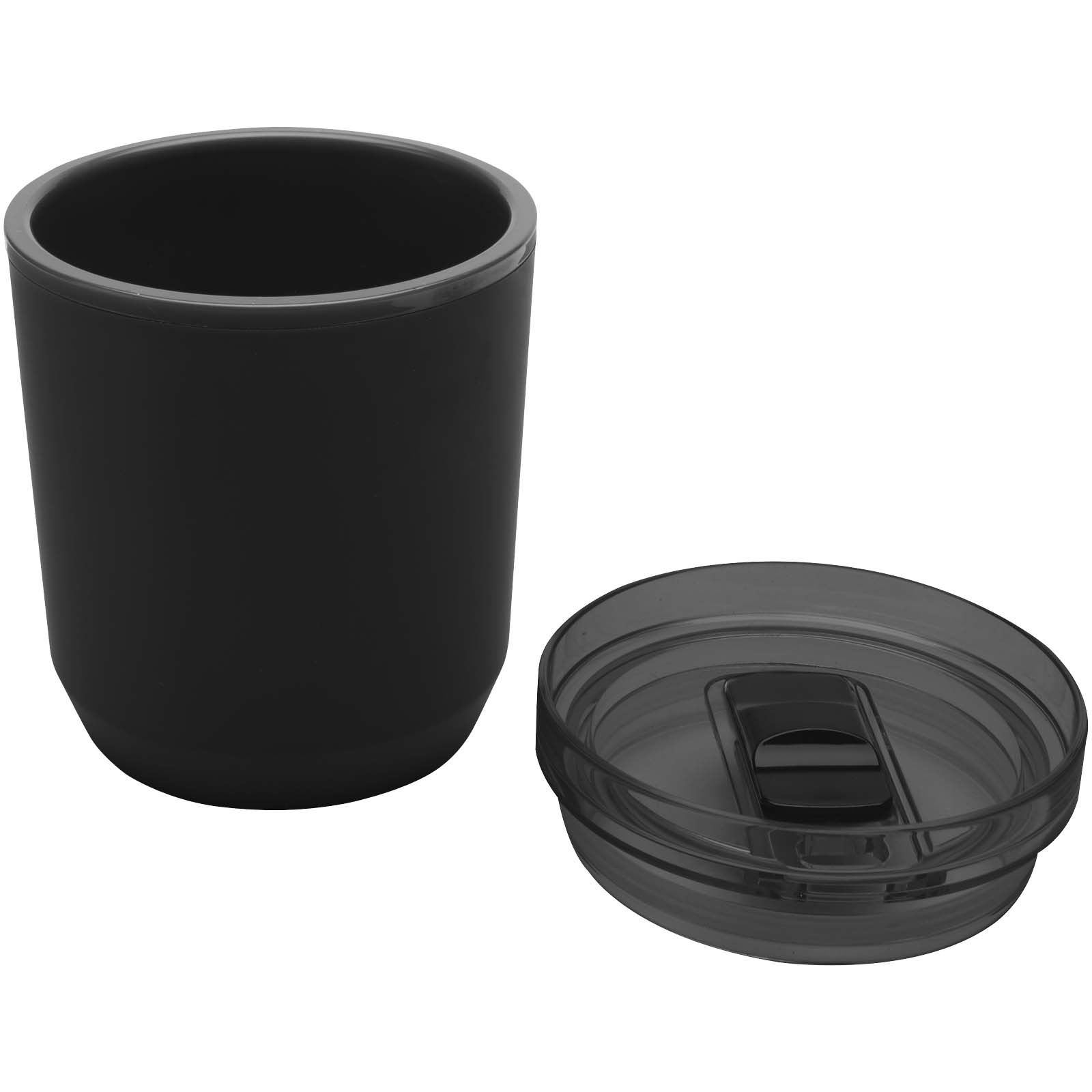 Vaso de doble pared de plástico reciclado de 180 ml Hudson