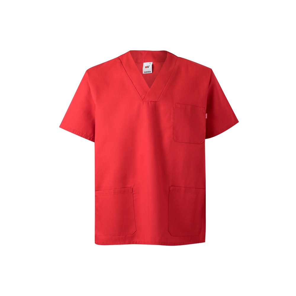 VL ILLAPA. Túnica de sarga (190g/m²) con manga corta, en poliéster (65%) y algodón (35%)