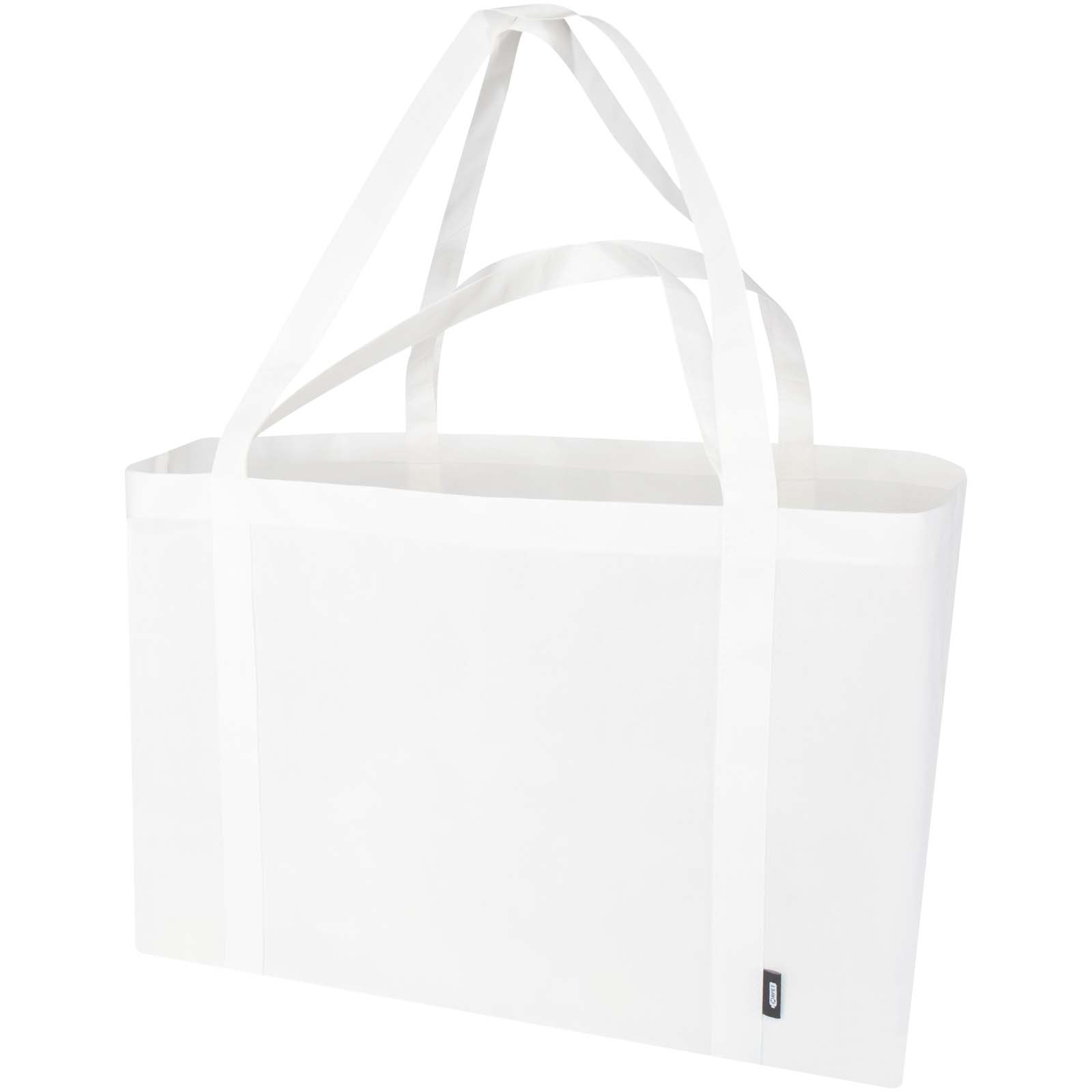 Bolsa Tote no tejida de material reciclado GRS extragrande de 65 l Jumbo