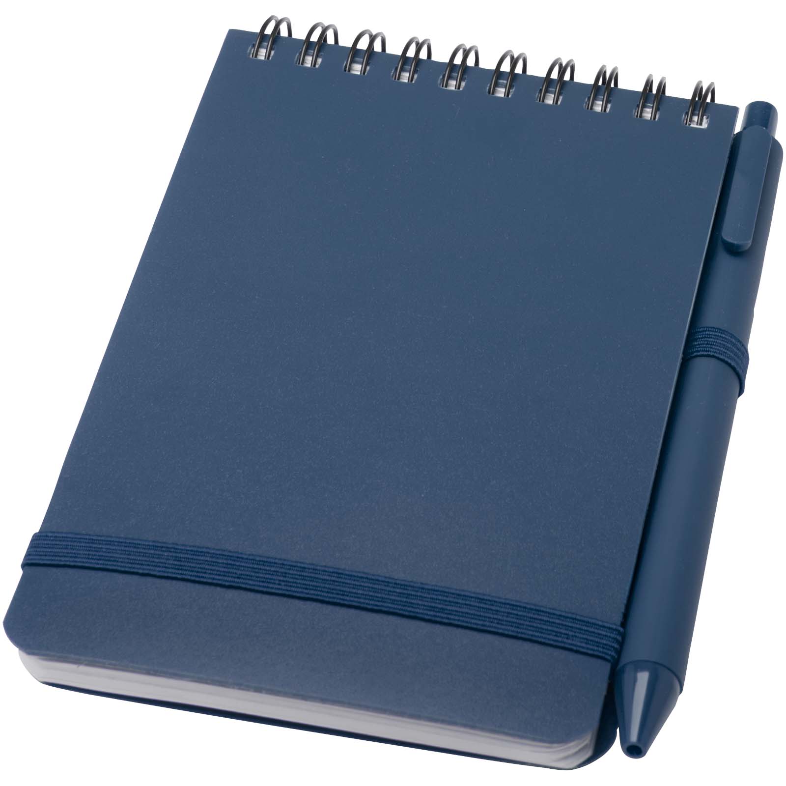 Libreta de tapa dura A6 de plástico procedente del océano con bolígrafo Thalaasa (tinta negra)