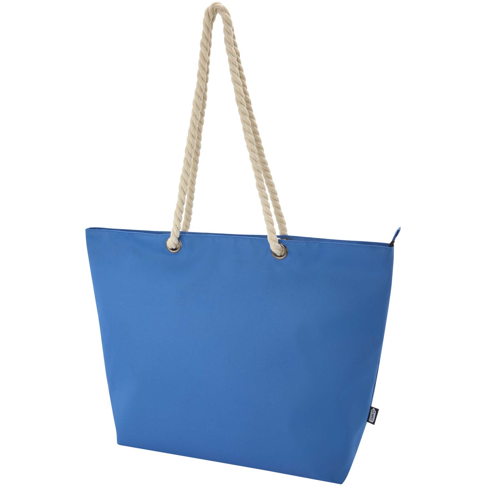 Bolsa de playa refrigeradora de material reciclado GRS con asas de cuerda Panama 23L
