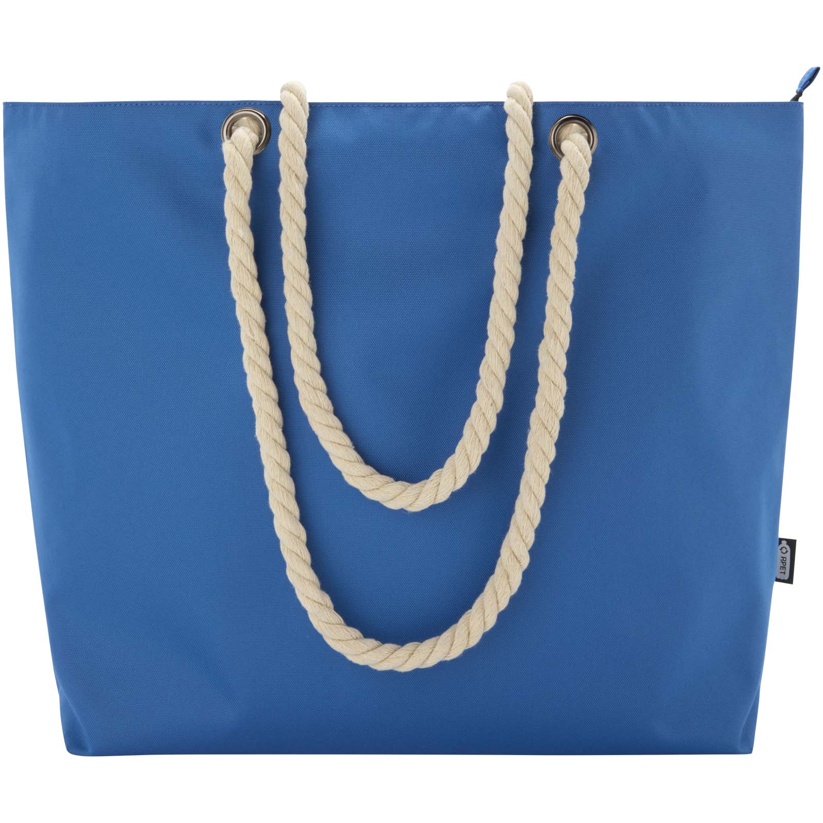 Bolsa de playa refrigeradora de material reciclado GRS con asas de cuerda Panama 23L