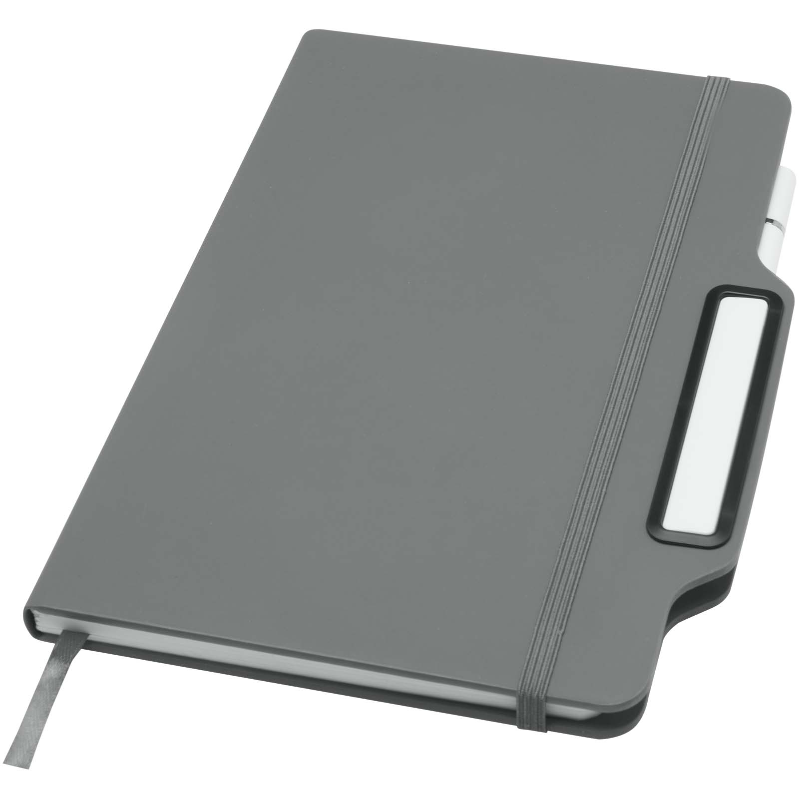 Libreta de tapa dura A5 con combinación de bolígrafo y lápiz Nexus (tinta negra)