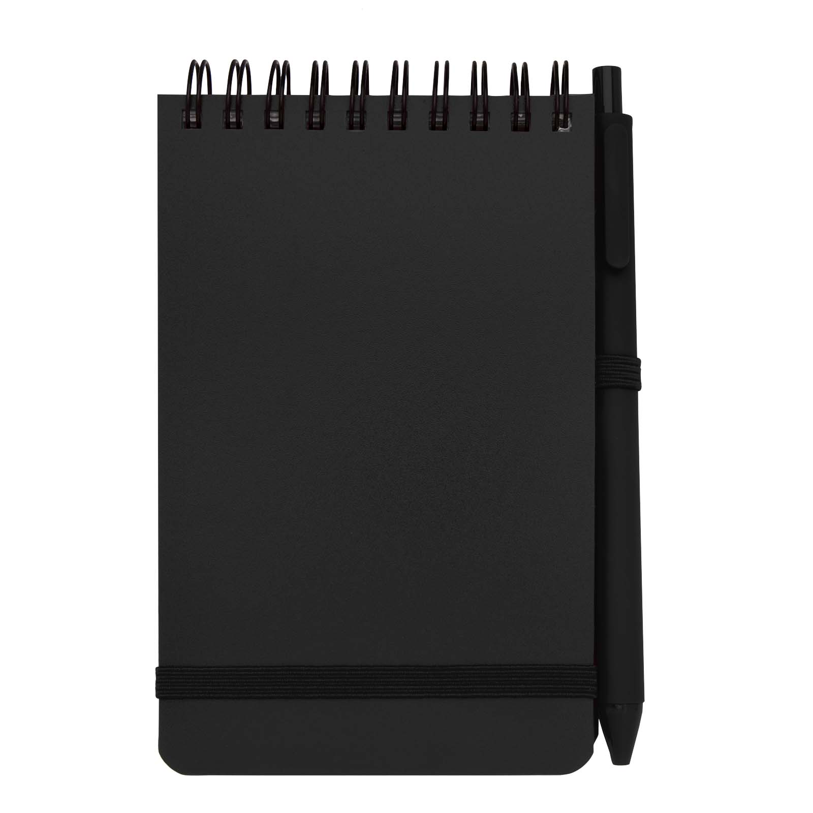 Libreta de tapa dura A6 de plástico procedente del océano con bolígrafo Thalaasa (tinta negra)