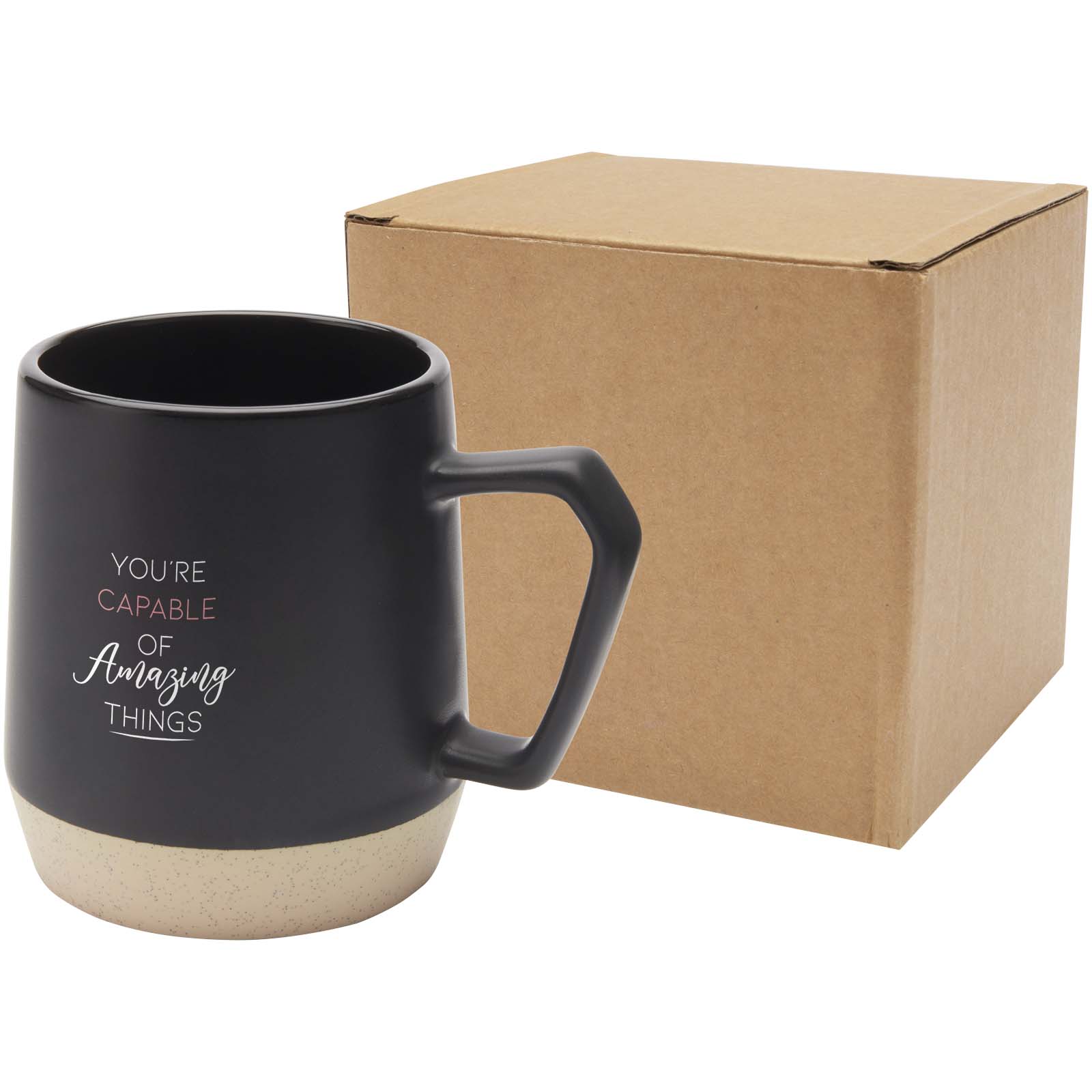 Taza de cerámica de 300 ml con acabado mate Dolce