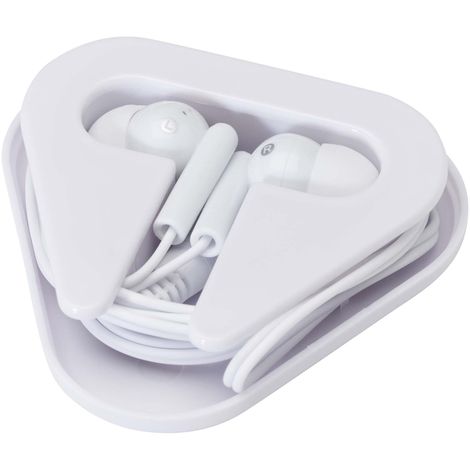 Auriculares con caja de plástico reciclado Rebel