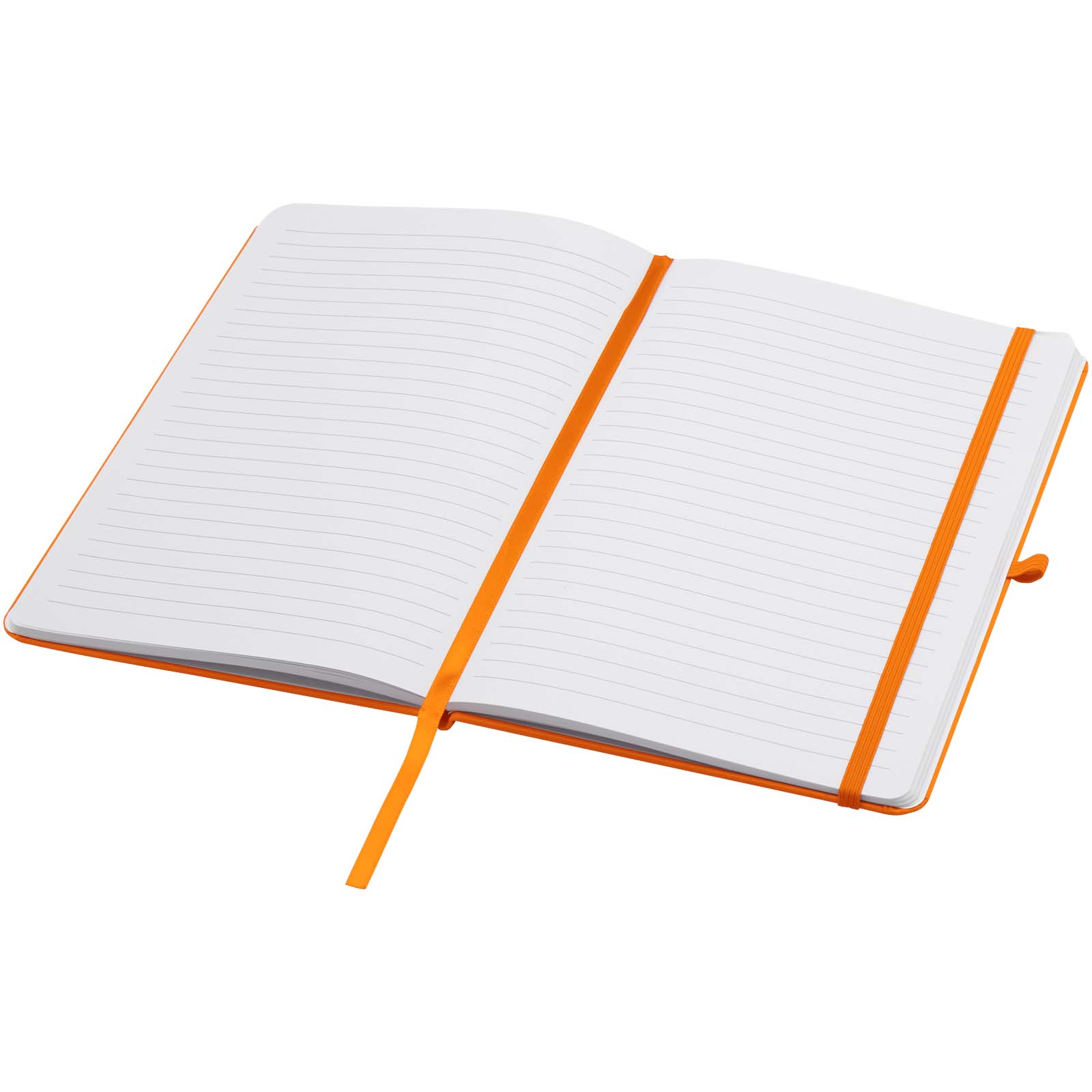 Libreta de tapa dura A5 de material reciclado con páginas rayadas Teak