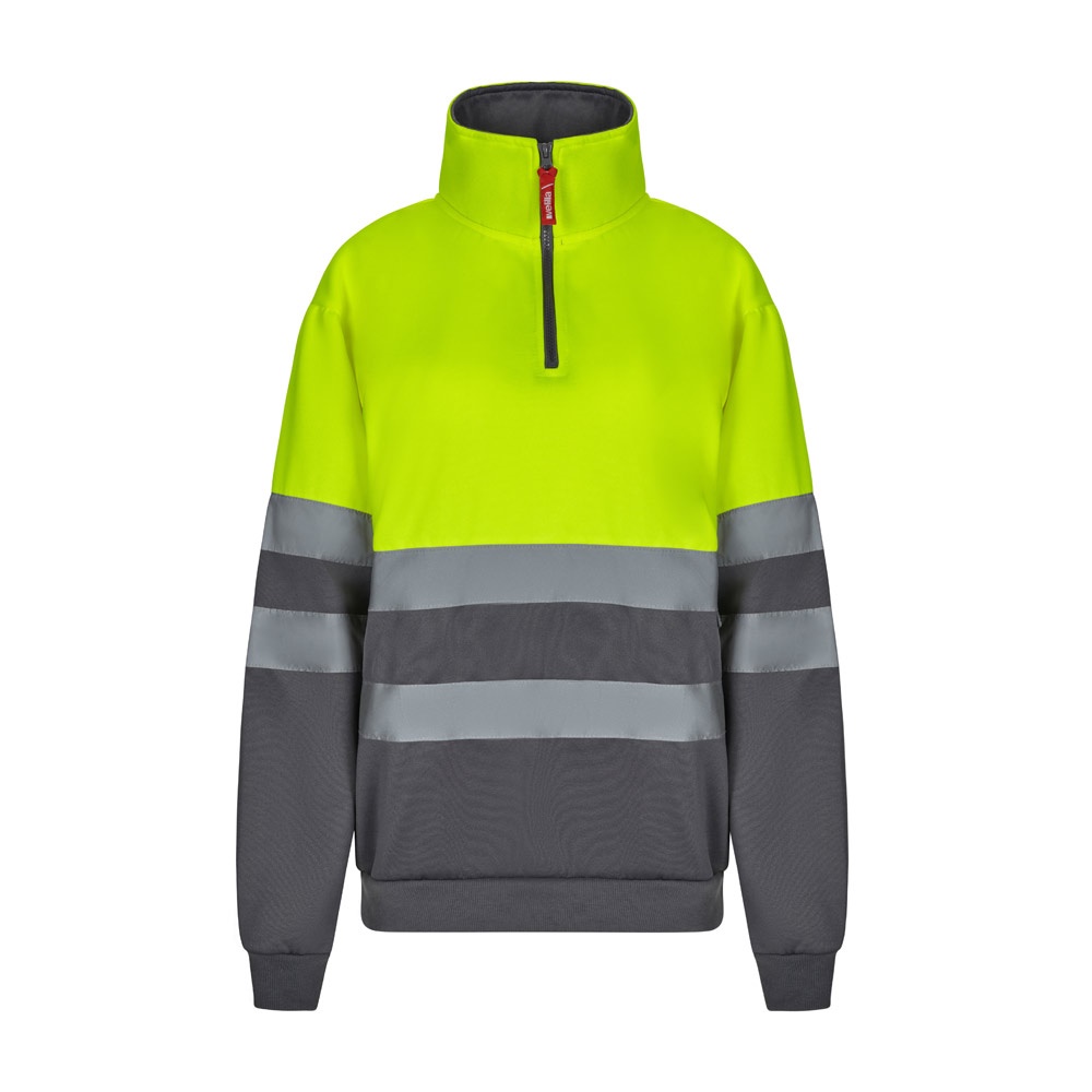 VL THOR LARGE. Sudadera bicolor (300g/m²) en tejido polar de poliéster (100%)