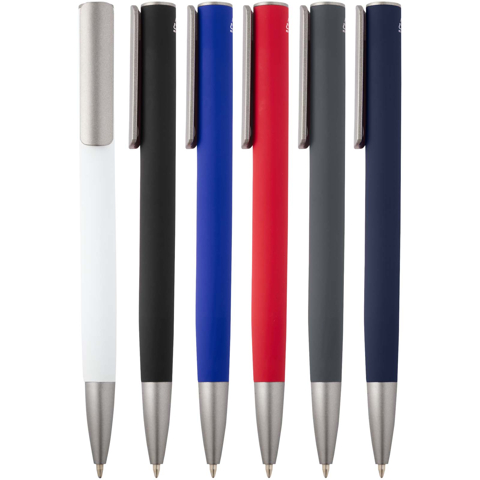 Bolígrafo de aluminio reciclado Ziguur (tinta azul)