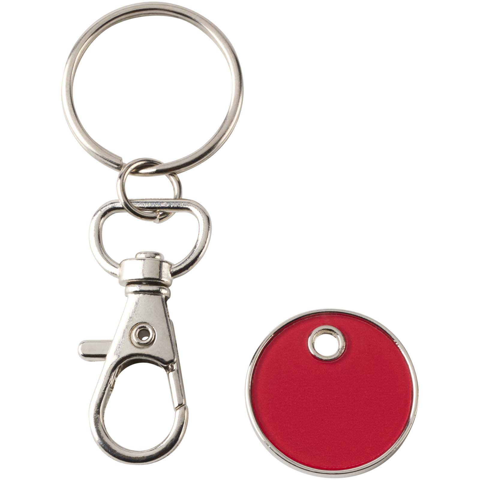 Llavero con moneda para carrito Rory